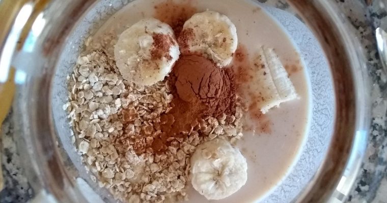 Schoko-Bananen-Shake und Waldbeeren-Shake